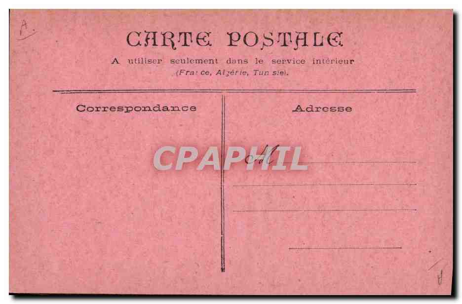 CPA Les paons Germains Jean Vezere  — Verso