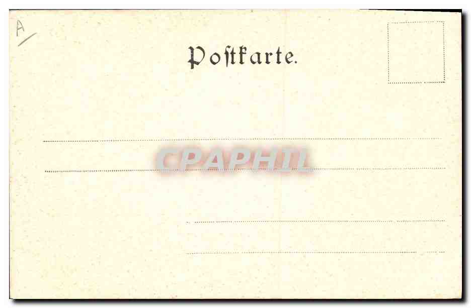 CPA Folklore Alsace Souvenir  — Verso