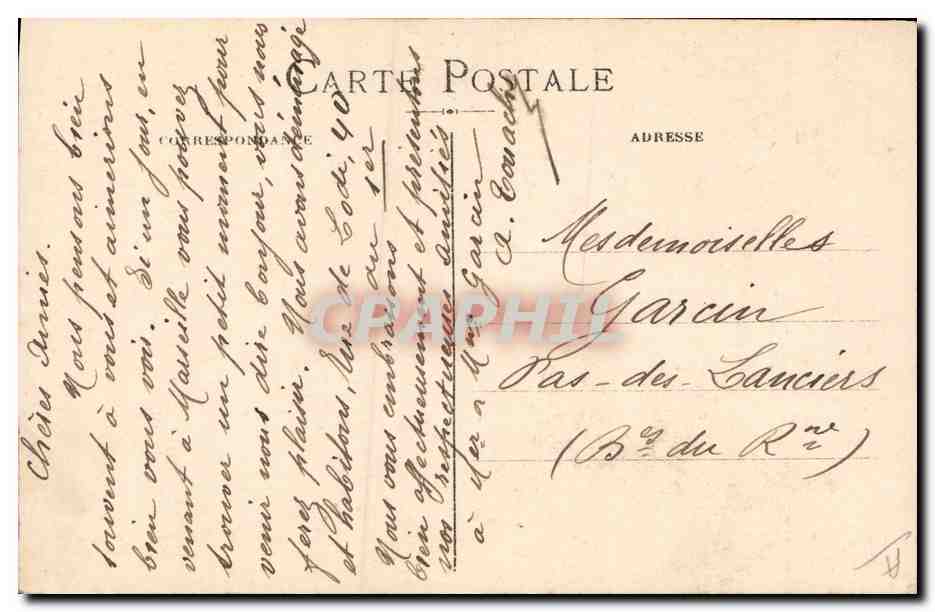 CPA Folklore Alsace La Triple Entente Une dont ils n'ont pas Germanise le coeur — Verso