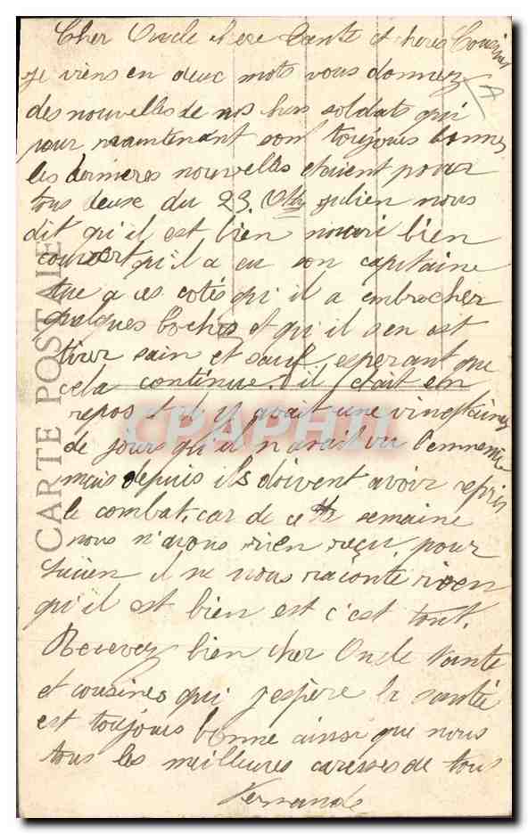 CPA Folklore Alsace La Triple Entente France garde nous — Verso