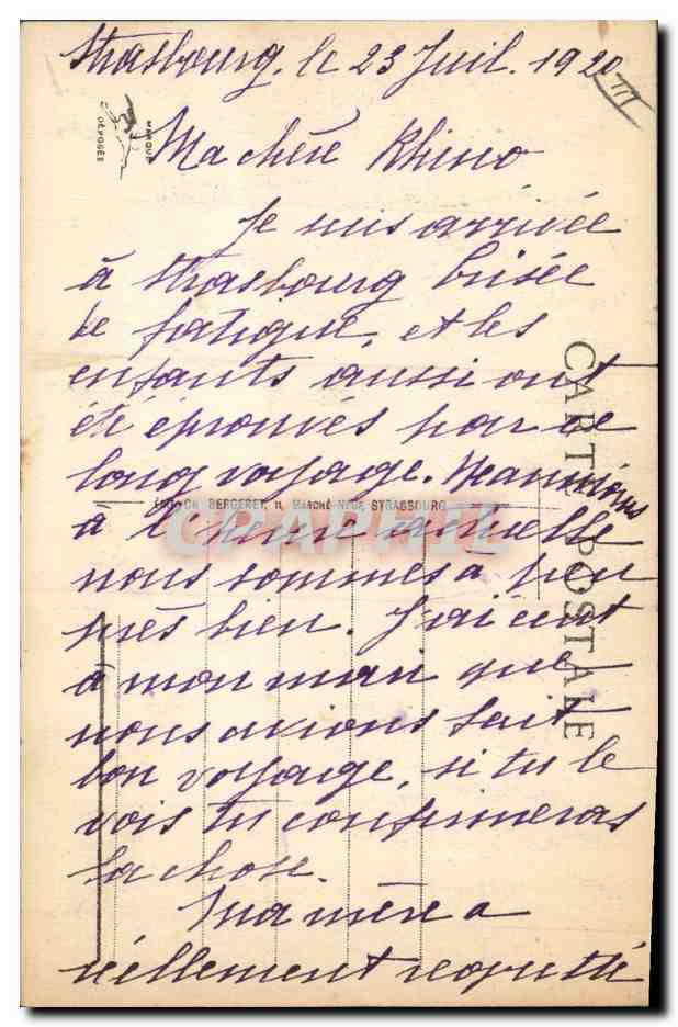 CPA Folklore Alsace Alsaciennes — Verso