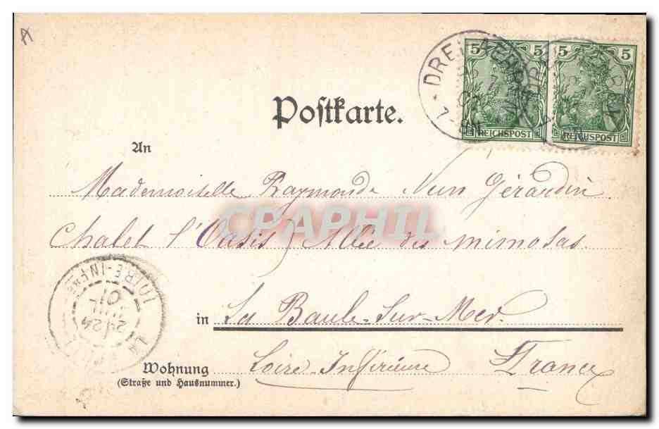 CPA Folklore Alsace Alsacienne Fileuse — Rückseite