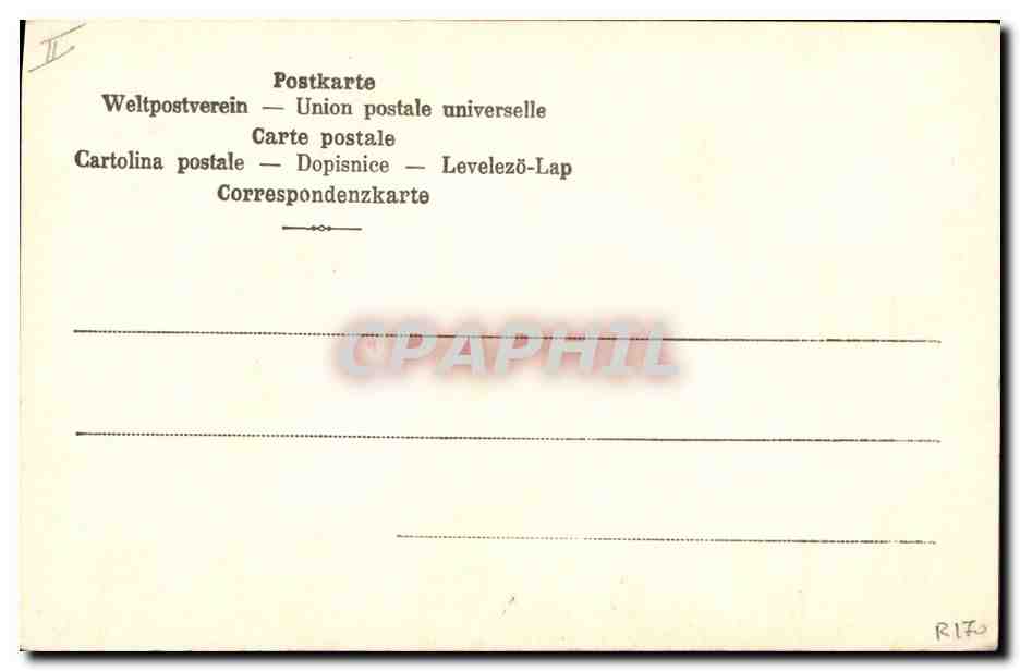 CPA Folklore Alsace Alsacienne — Verso