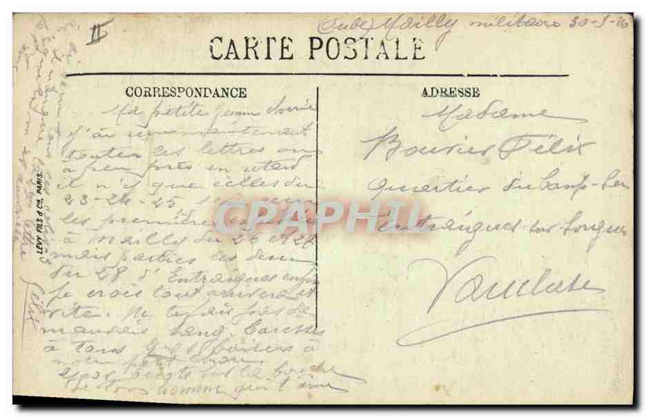 CPA Folklore Alsace Types d'Alsaciennes Enfants — Verso