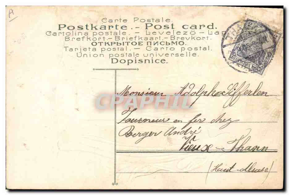 Trois vertus — Glaube, Liebe, Hoffnung — éditeur anonyme, n° 16 — Verso