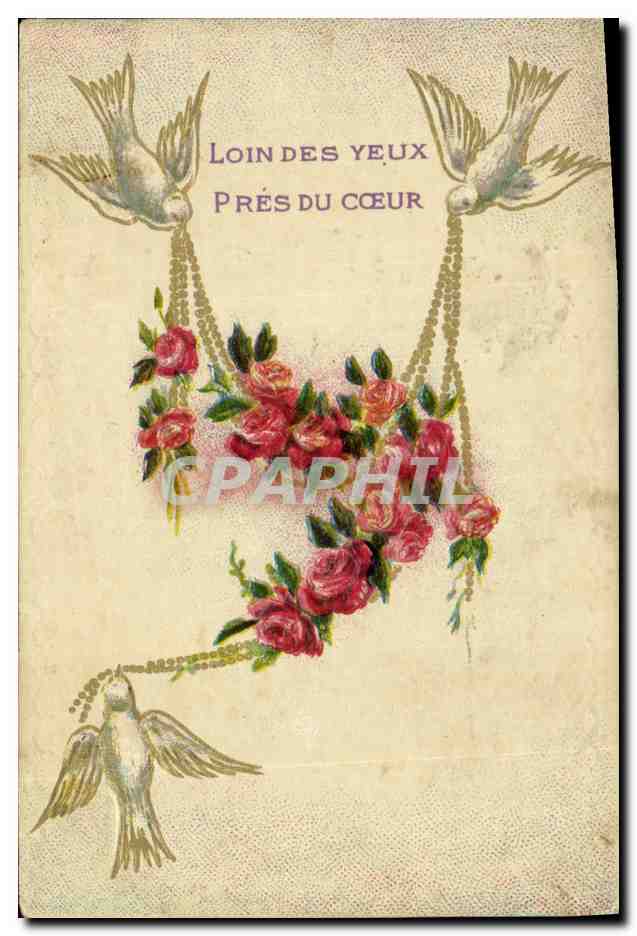 CPA Fantaisie Fleurs Colombes