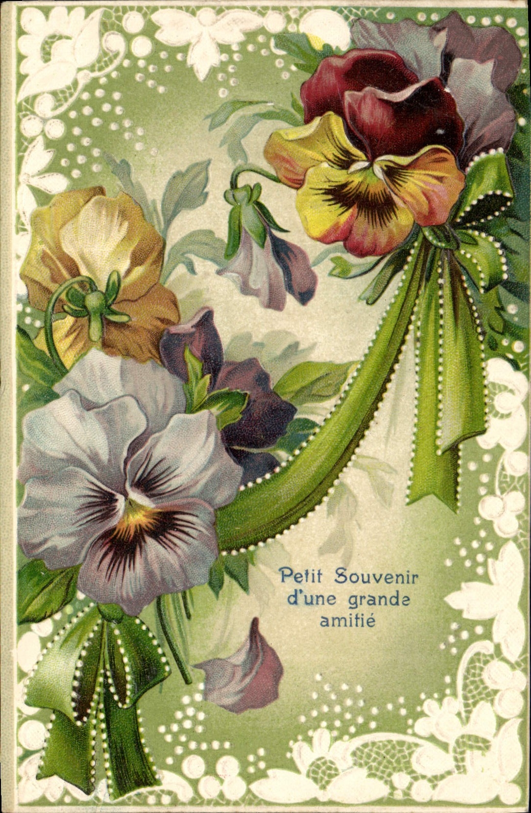 CPA Fantaisie Fleurs 