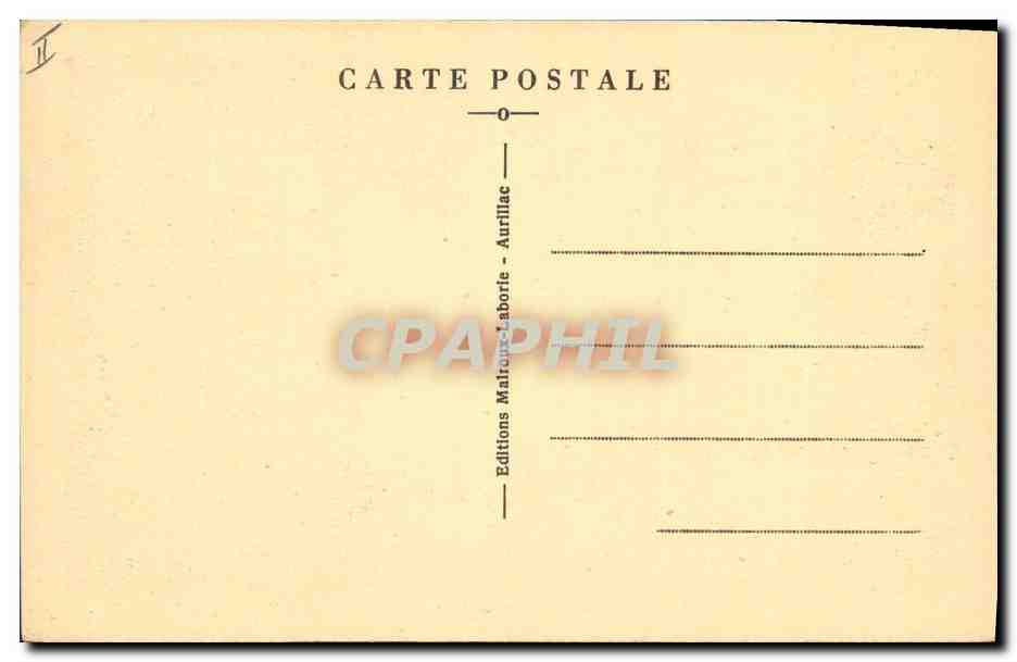 CPA Les grands travaux de la Truyere Le barrage de Sarrans Electricite  — Verso