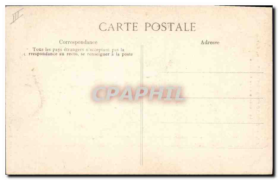 CPA Frontiere Franco Suisse Au refrain La conduite d'eau et l'usine Electricite  — Verso