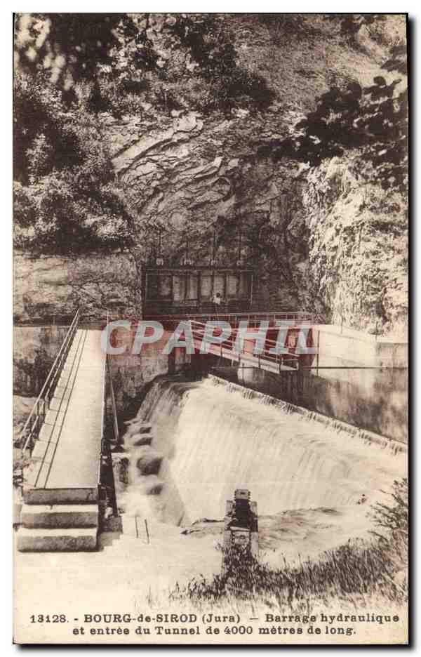 CPA Bourg de Sirod Barrage hydraulique et entree du tunnel Electricite 