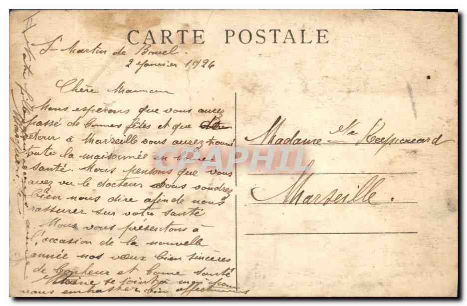 CPA Saint Martin de Bavel Poste de transformateurs electriques Electricite — Verso