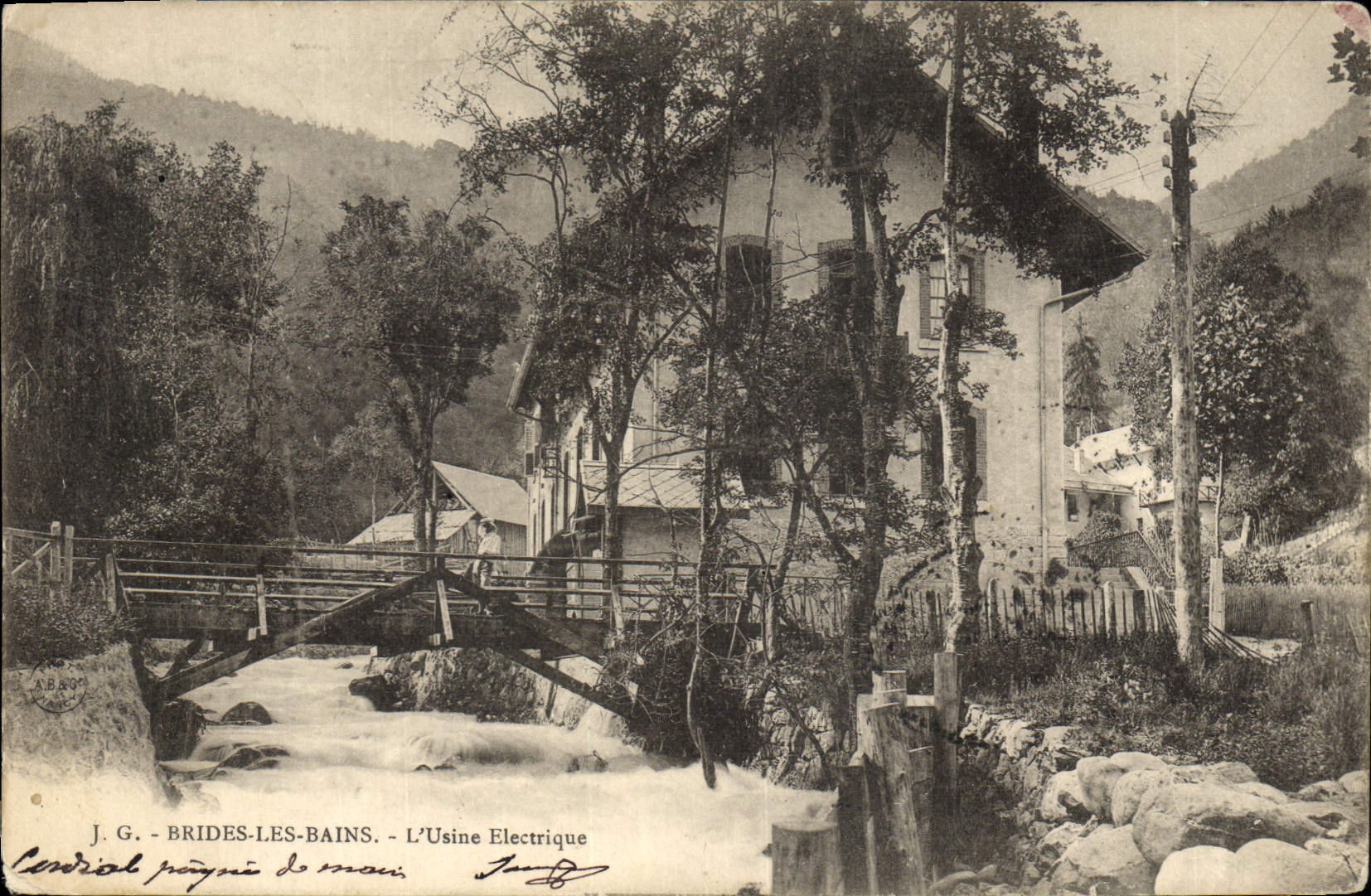 CPA Brides les Bains L'usine electrique Electricite