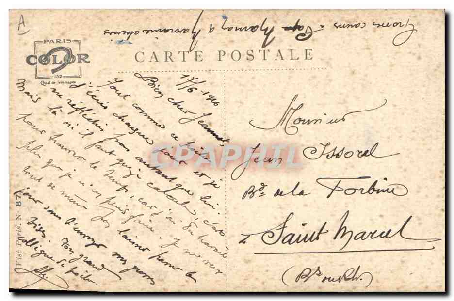 CPA Fantaisie Illustrateur Enfants N'oublions pas les amis Militaria — Rückseite