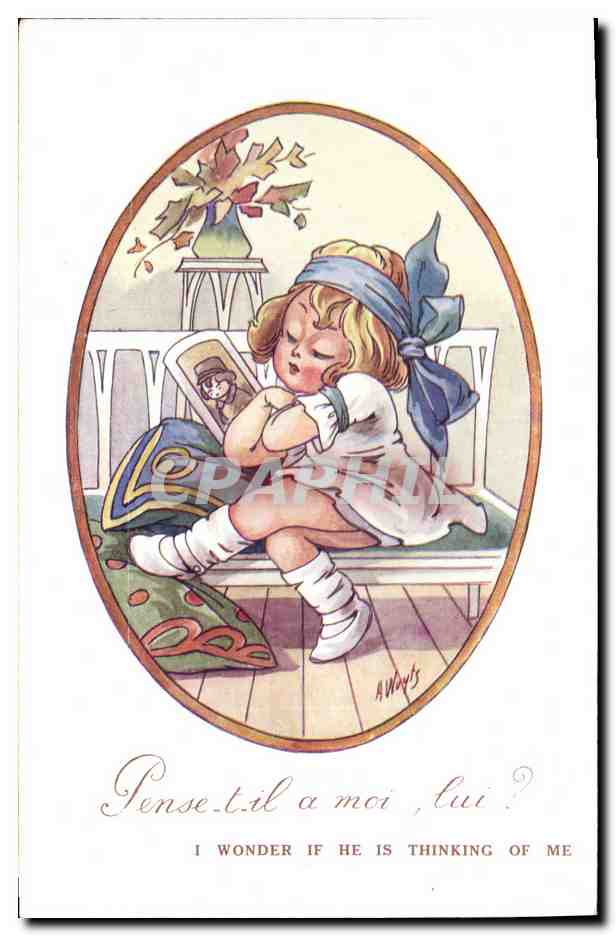 CPA Fantaisie Illustrateur Enfant 