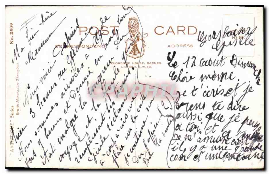 CPA Fantaisie Illustrateur Enfant My one best wish  — Rückseite
