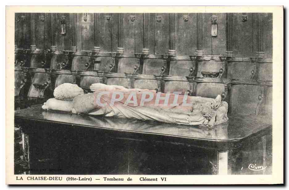 CPA La Chaise Dieu Tombeau de Clement VI 