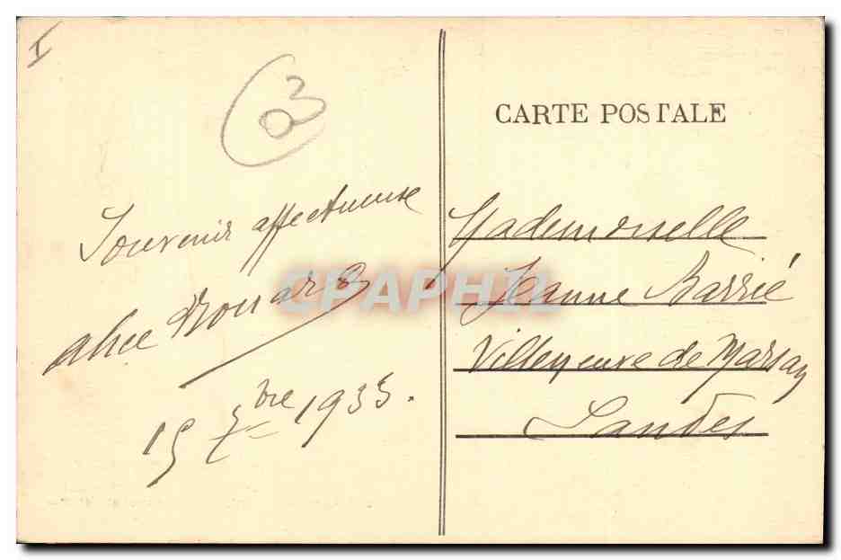 CPA Eglise de Souvigny Tombeau de Louis II duc de bourbon et d'Anne d'Auvergne  — Rückseite