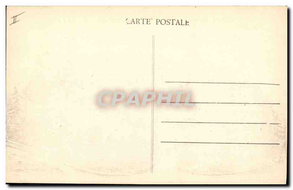 CPA St Fargeau Le chateau a vol d'oiseau  — Rückseite
