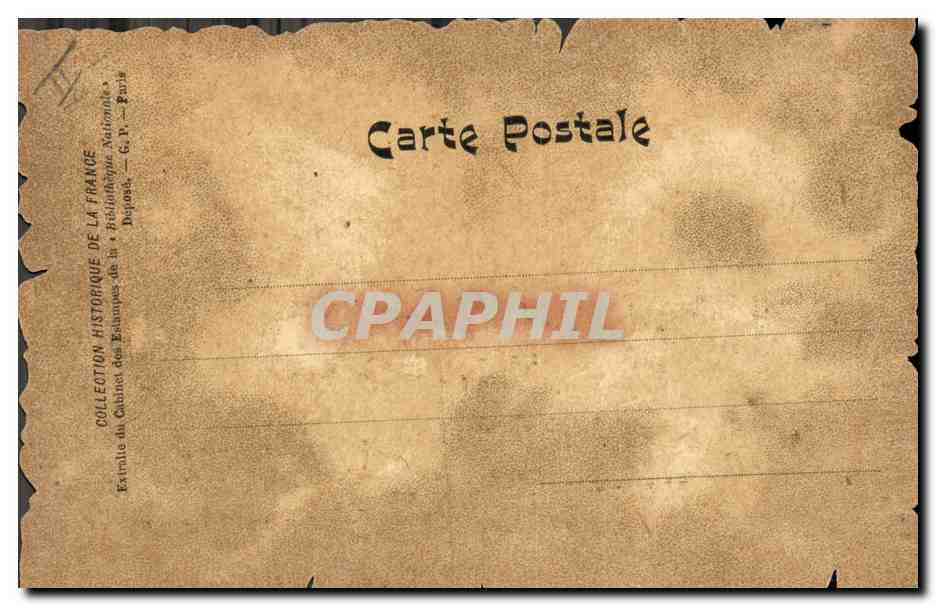 CPA Rome en 1621 Pont Palatinus  — Verso