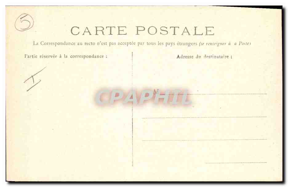 CPA Militaria Chasseurs Alpins  — Rückseite