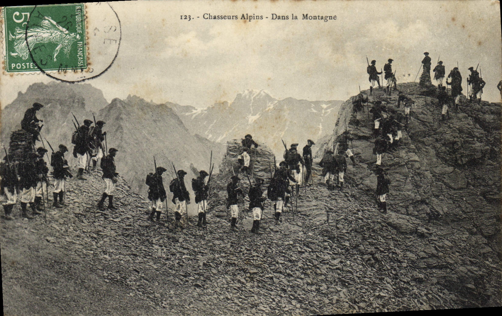 Chasseurs Alpins - Dans la Montagne — n° 123 — éditeur non visible
