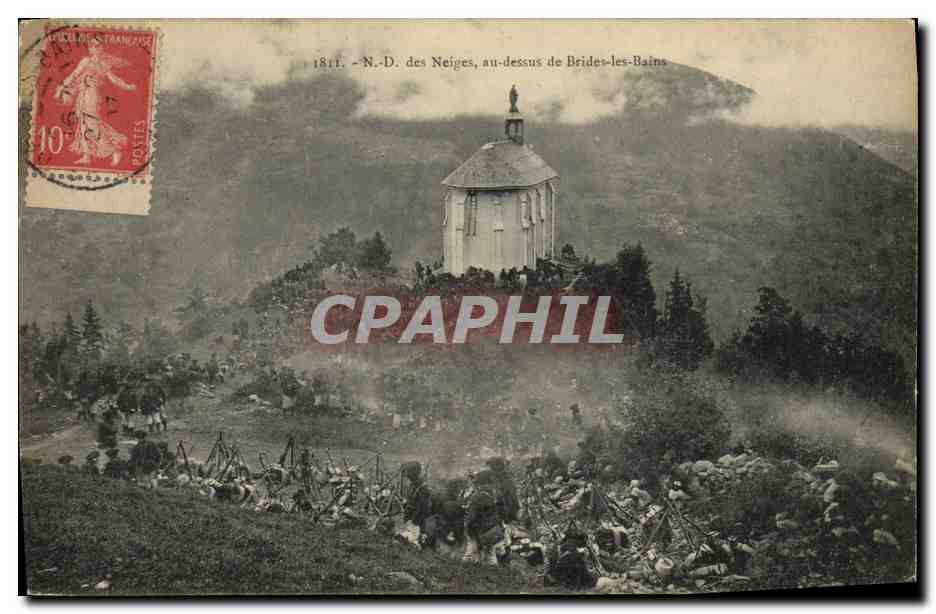 N.-D. des Neiges, au-dessus de Bride-les-Bains — éditeur non identifié, n° de série non visible