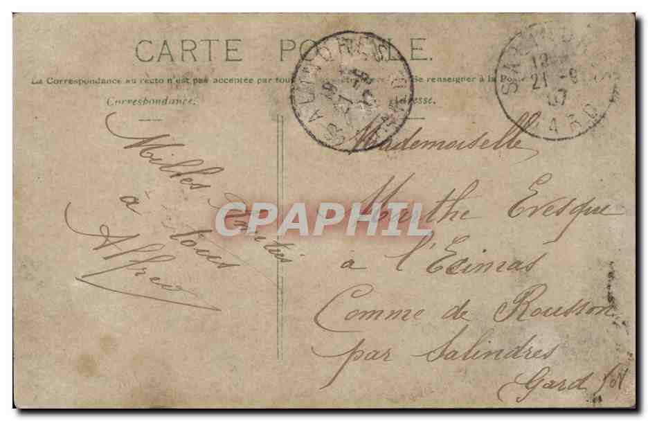 Soldat en uniforme — devant bambous — éditeur inconnu, n° 183 — Rückseite
