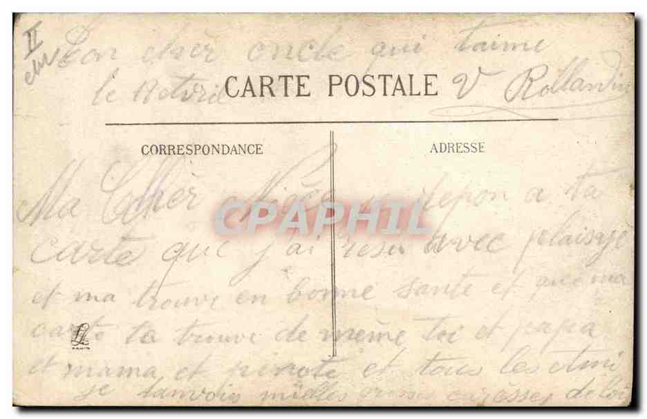 CPA Militaria Chasseurs Alpins Artillerie Francaise Piece de 65 de montagne — Rückseite