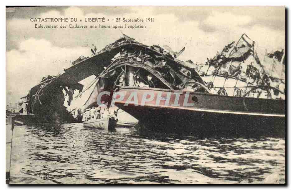 Catastrophe du « Liberté » — 25 Septembre 1911 — éditeur non identifié