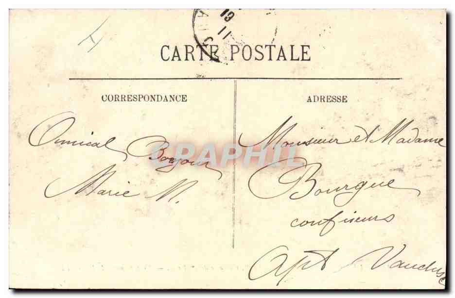 CPA Bateau Liberte Cuirasse de 1er rang — Verso