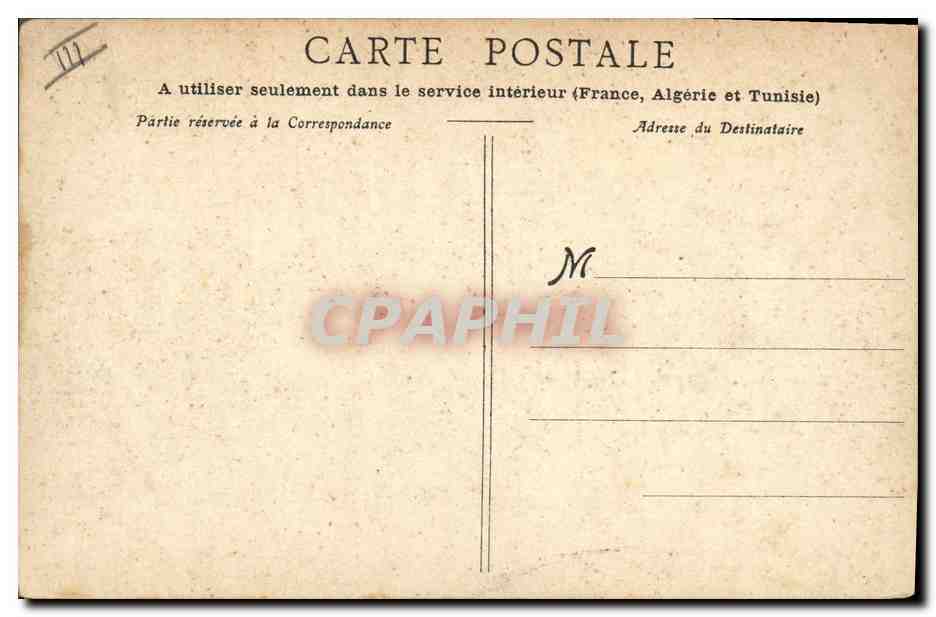 CPA Bateau Linois Croiseur a barbette — Verso