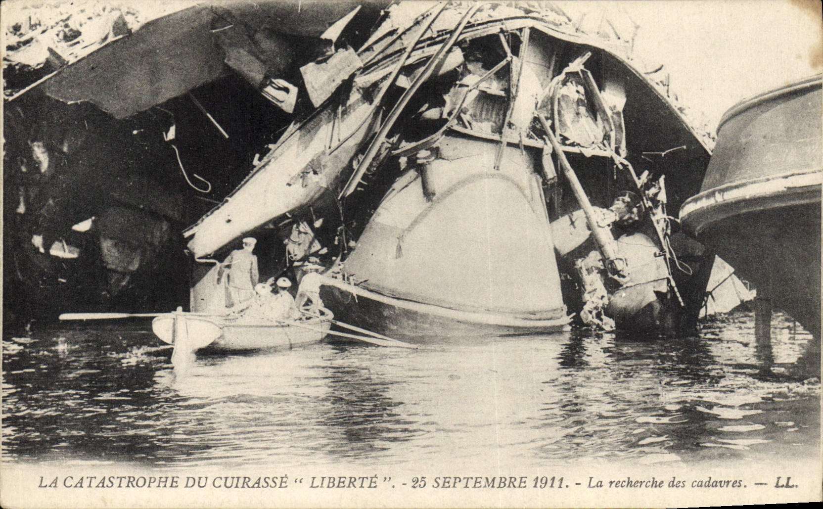 La catastrophe du cuirassé "Liberté" — 25 septembre 1911 — LL.