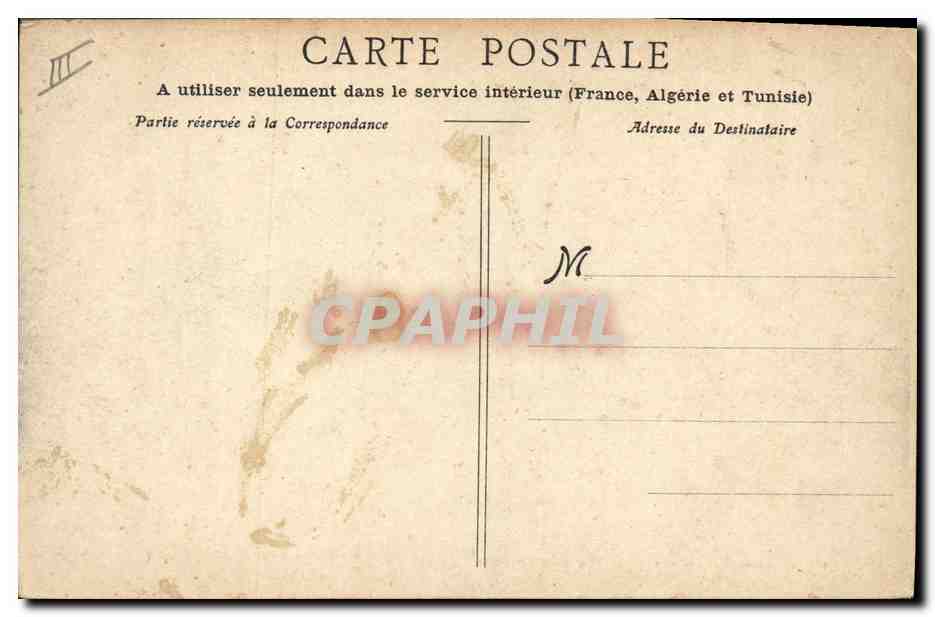 CPA Bateau Linois Croiseur a barbette — Verso
