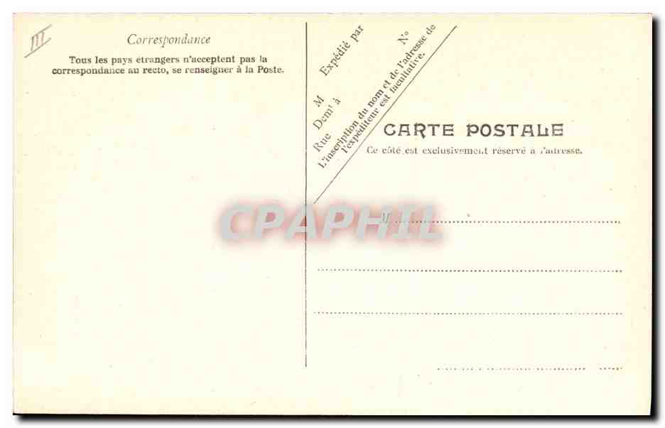 CPA Bateau Le Latouche Treville — Verso
