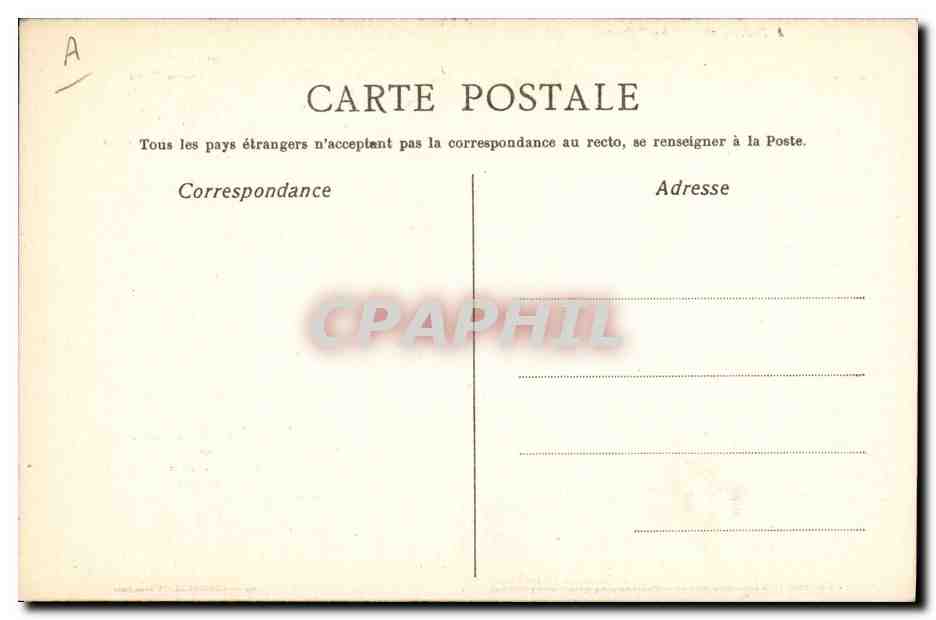 CPA Marseillaise Moderne Renaudin Labourbette — Verso