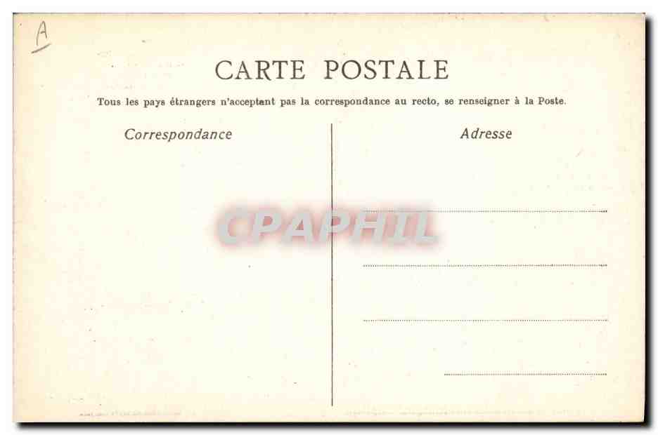 CPA Marseillaise Moderne Renaudin Labourbette — Verso