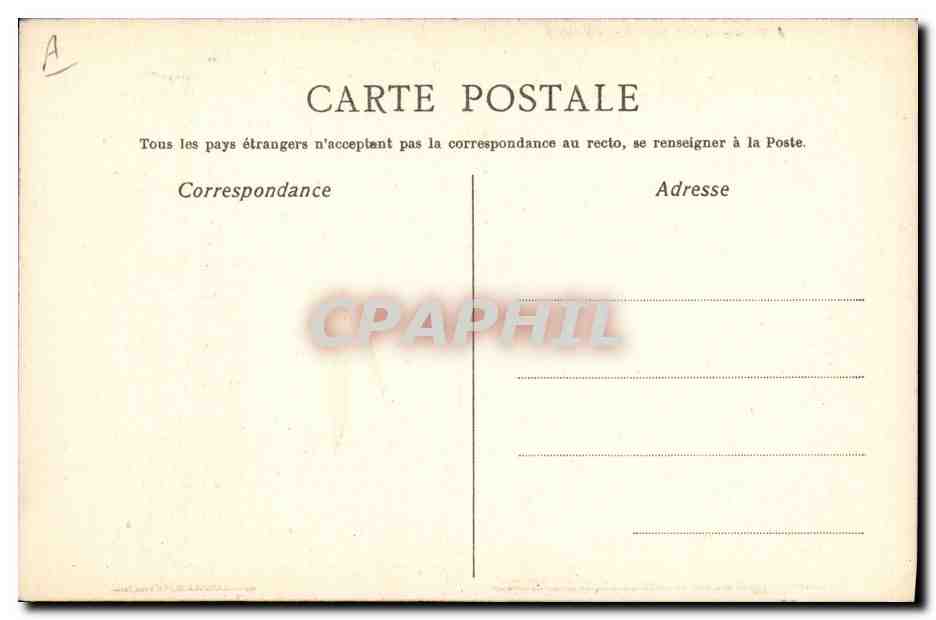 CPA Marseillaise Moderne Renaudin Labourbette — Verso