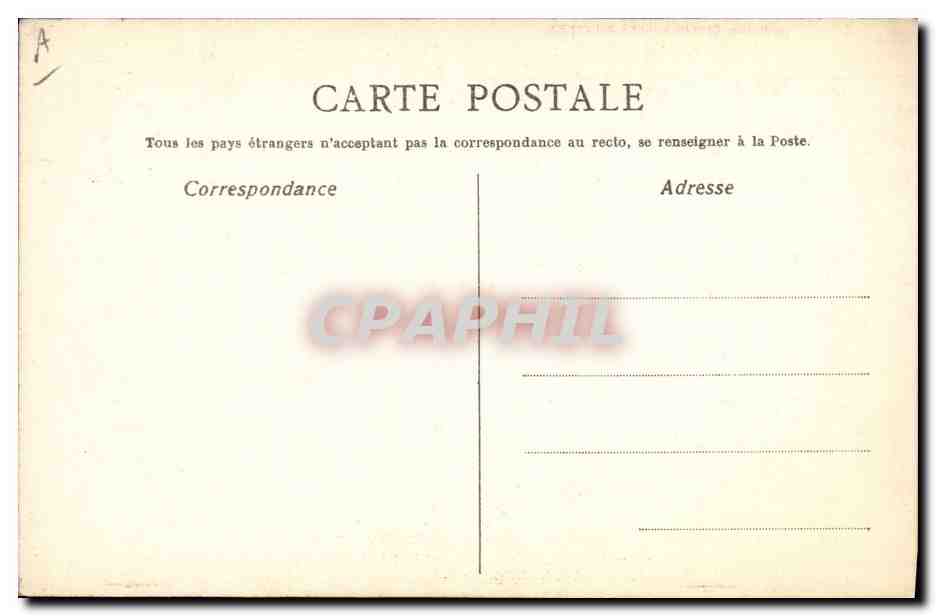 CPA Marseillaise Moderne Renaudin Labourbette — Verso