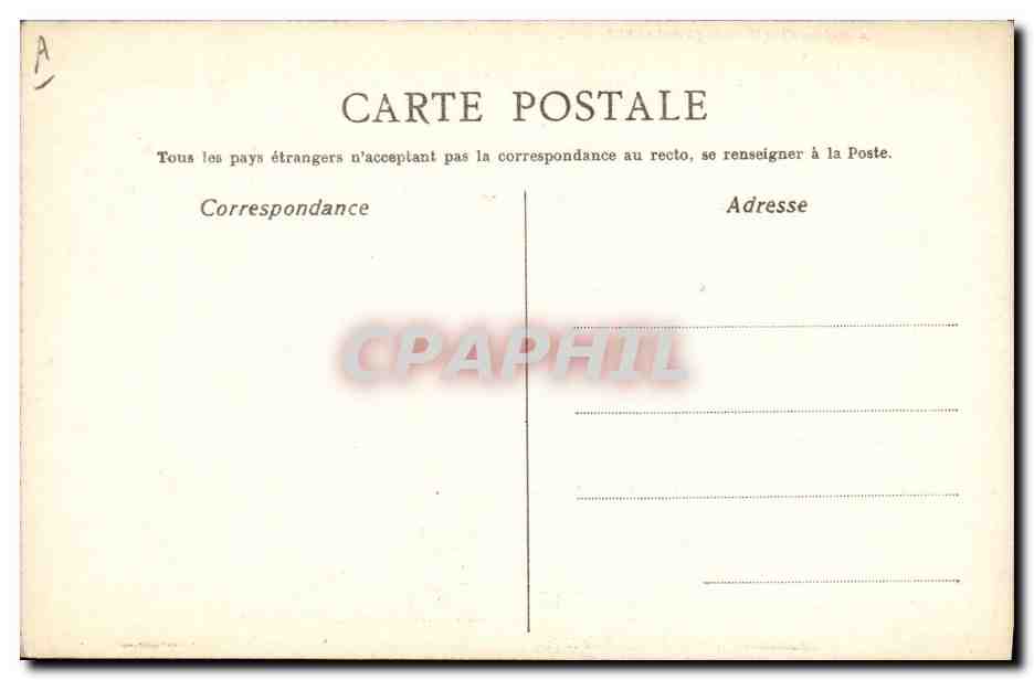 CPA Marseillaise Moderne Renaudin Labourbette — Verso