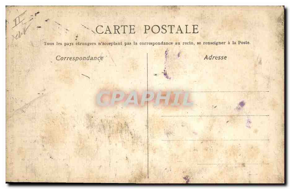 CPA Loin du bal Valse chantee Tagliafico Gillet — Verso
