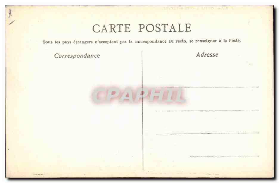 CPA Marseillaise Moderne Renaudin Labourbette — Verso