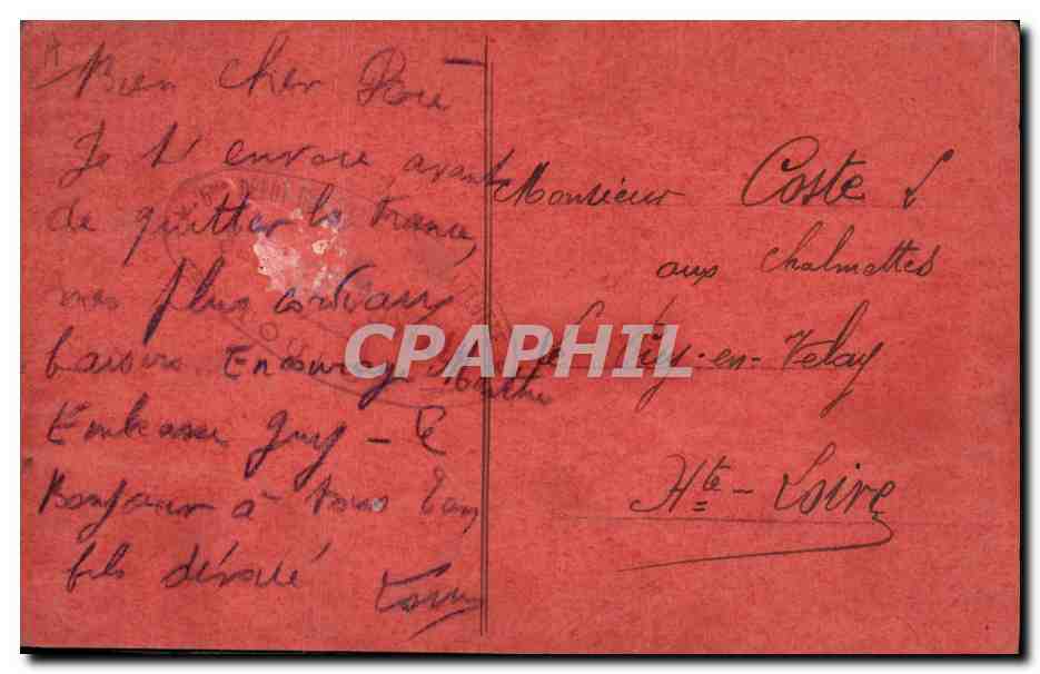CPA Pour nos soldats Le langage de l'ennemi Bonne de l'infanterie coloniale — Verso