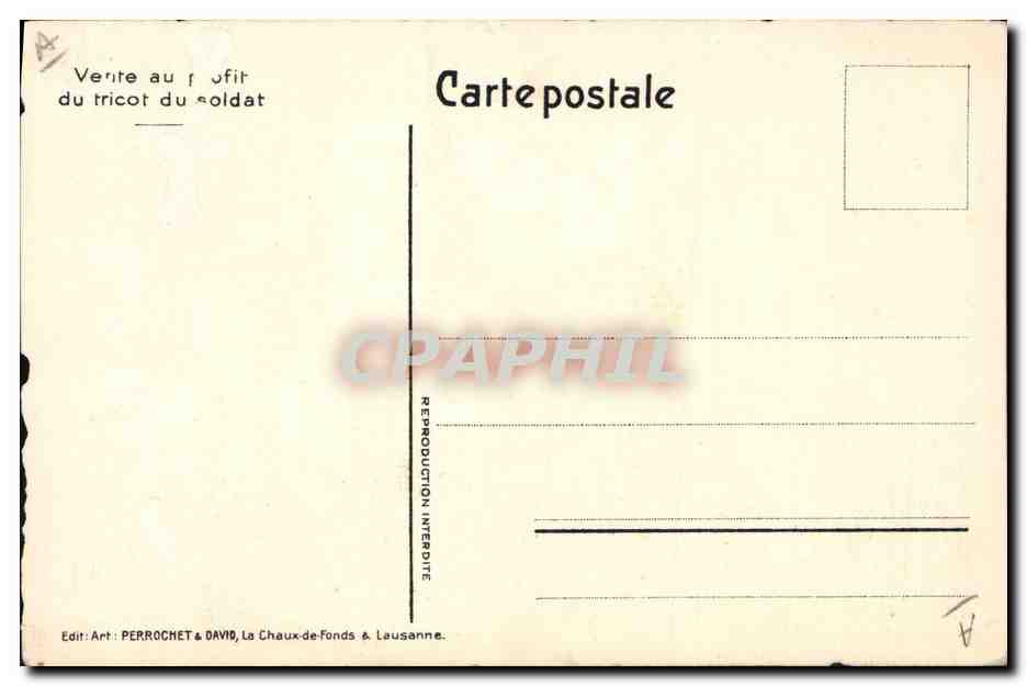 CPA La chanson des aiguilles Amelie de Nery — Verso
