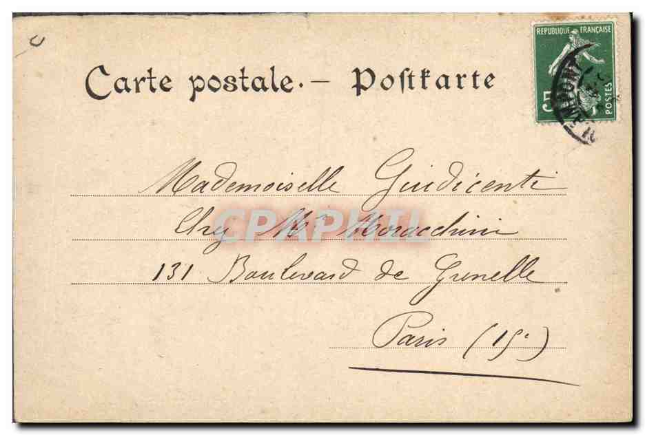 CPA Folklore Alsace Usages et costumes d'Alsace  — Verso