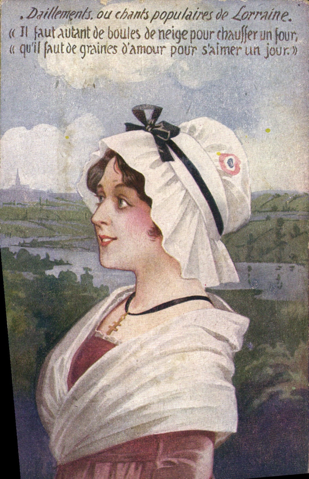 CPA Folklore Lorraine 