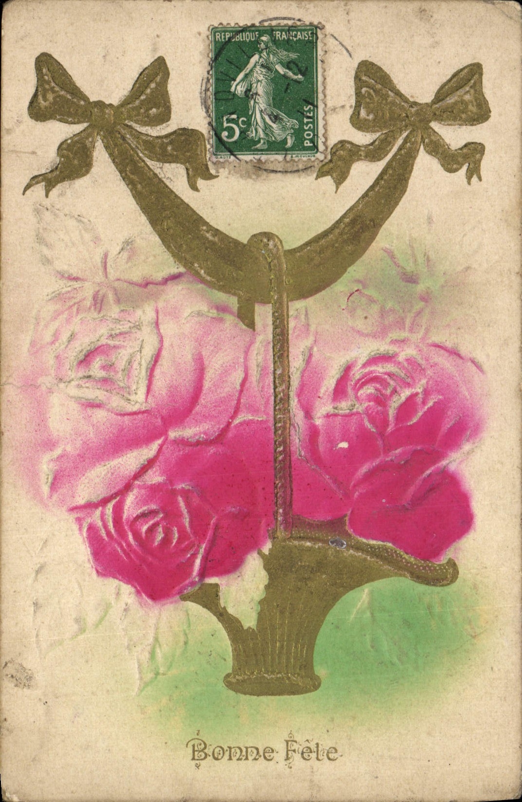CPA Fantaisie Fleurs 