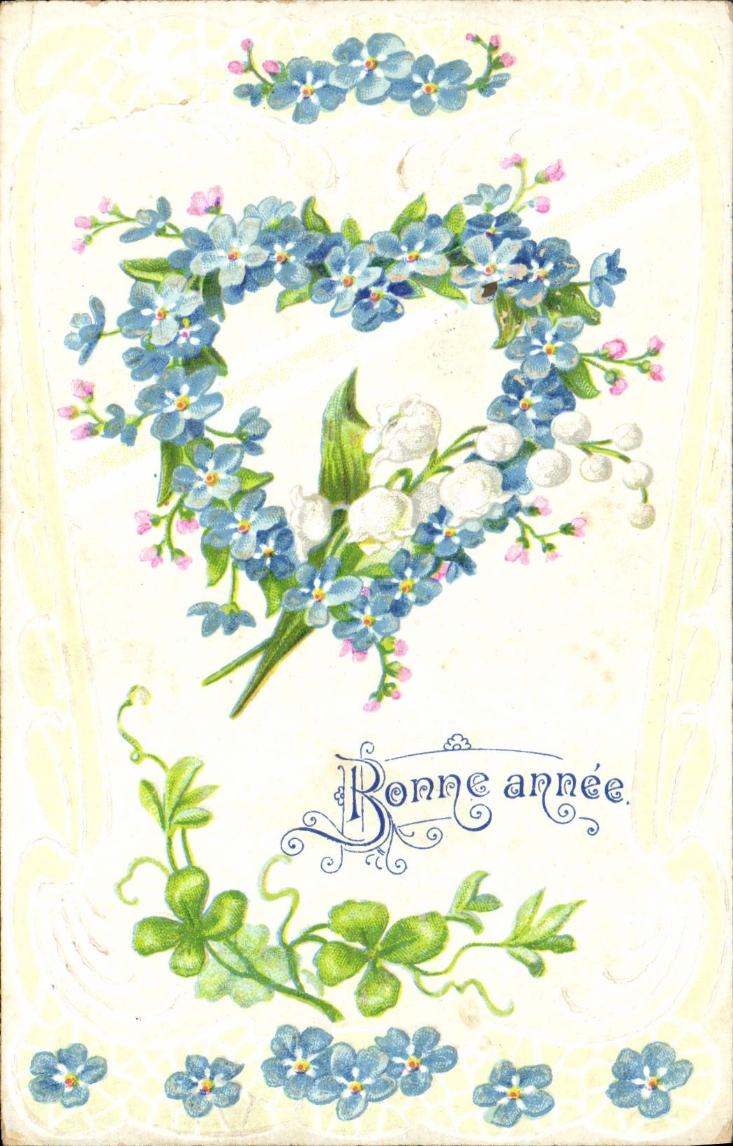 CPA Fantaisie Fleurs 