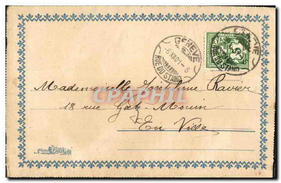 CPA Fantaisie Lutin — Verso