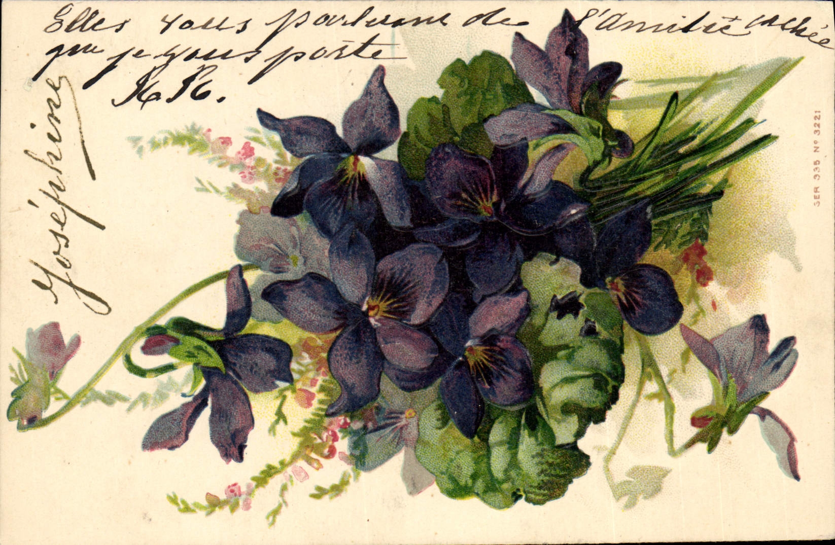 CPA Fantaisie Fleurs 