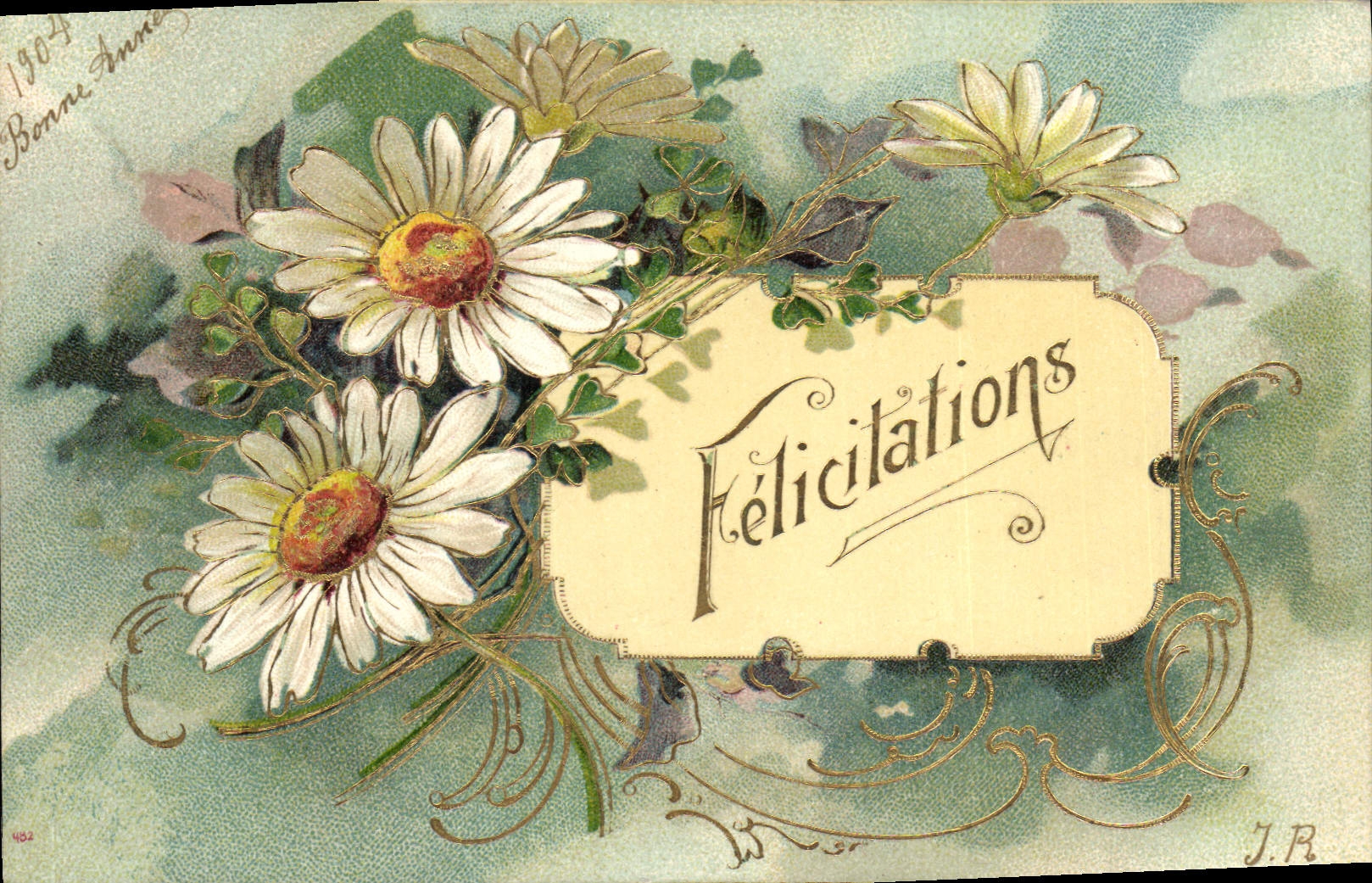 CPA Fantaisie Fleurs 